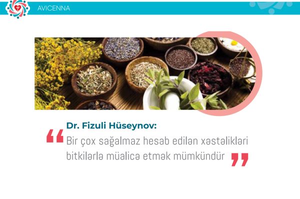Dr. Fizuli Hüseynov: “Bir çox sağalmaz hesab edilən xəstəlikləri bitkilərlə müalicə etmək mümkündür”